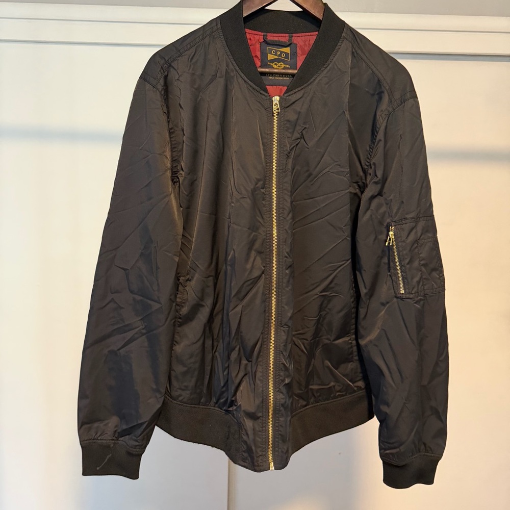 Black Bomber Jacket